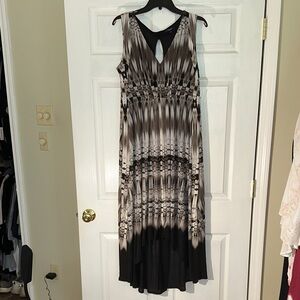 Simply Vera Vera Wang Patterned High Low Dress